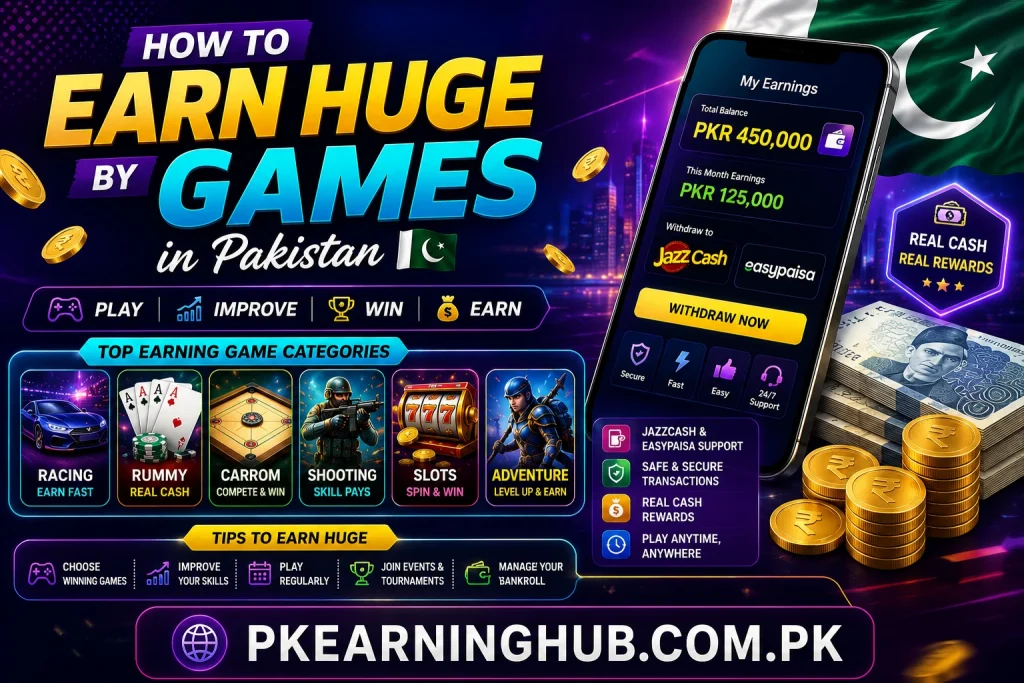 How to Earn Huge by Games 